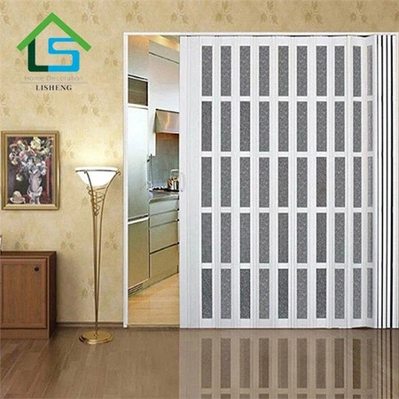 PVC Folding Door With Glass