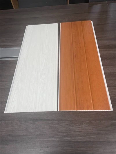 Panel de pared de PVC de grano de madera
